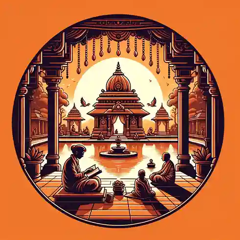 Festival lamps for Ashwina, Shukla Ekadashi. Hindu, Fasting.